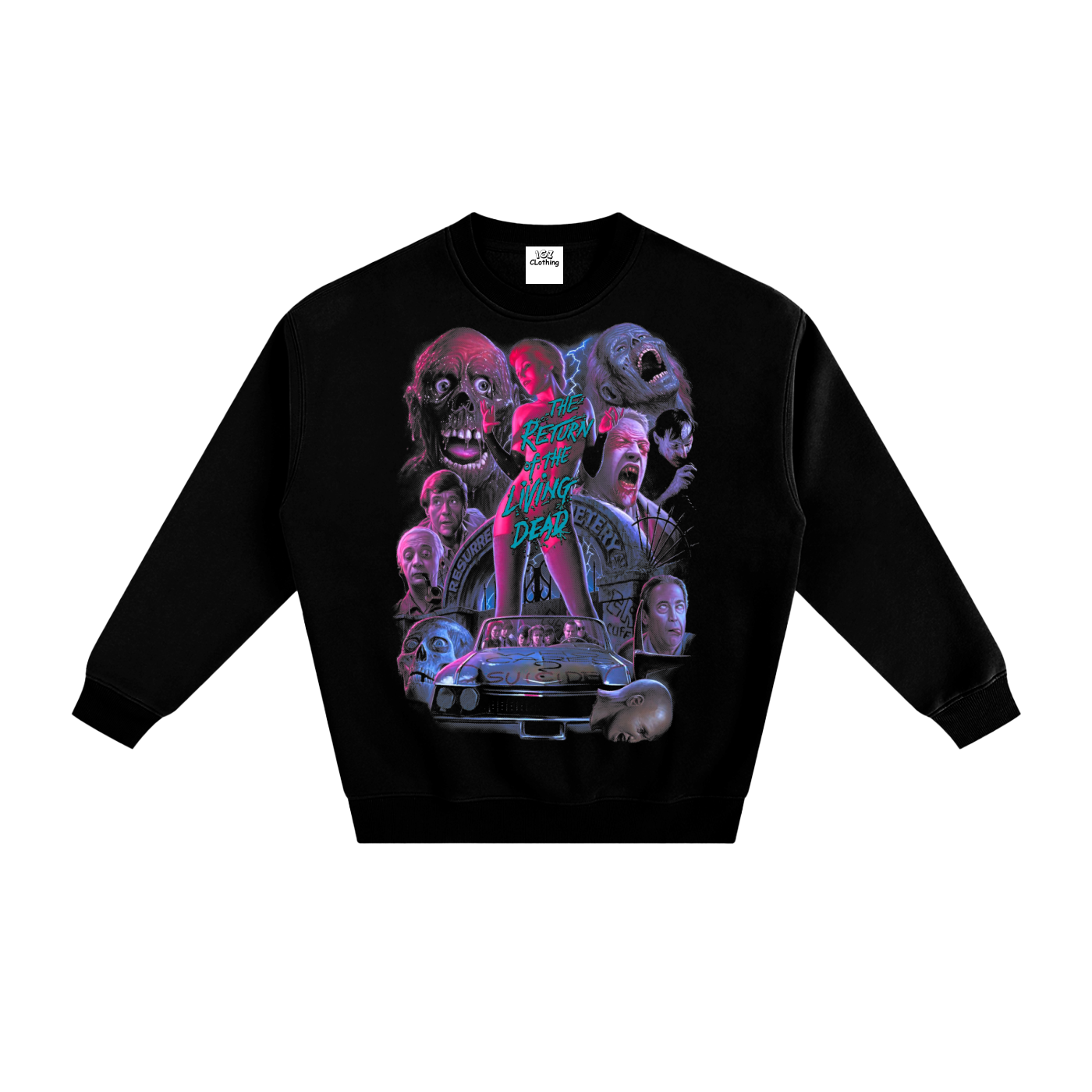 The return of the living dead Fleeced Sweatshirt
