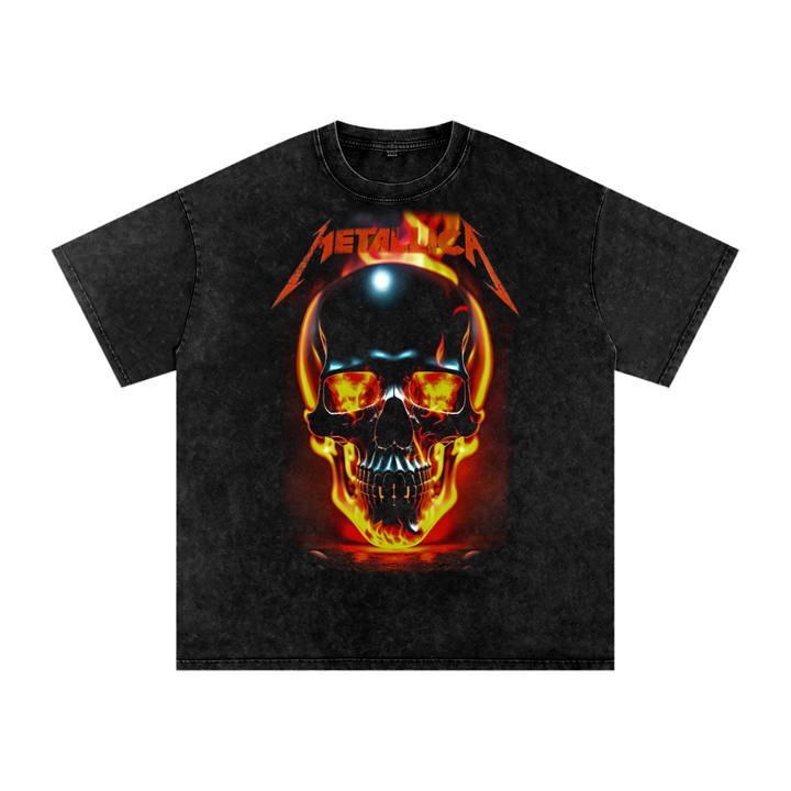 Metallica Acid Wash Oversize T-Shirt