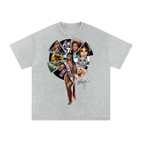 Beyonce Cowboy Carter Acid Wash Oversize T-Shirt