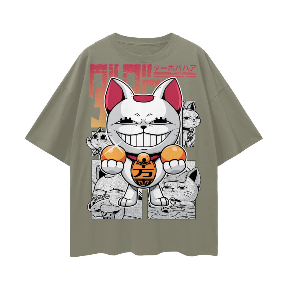Turbo Granny Dandadan Streetwear Loose Drop Shoulder T-Shirt