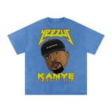 Kanye West Acid Wash Oversize T-Shirt