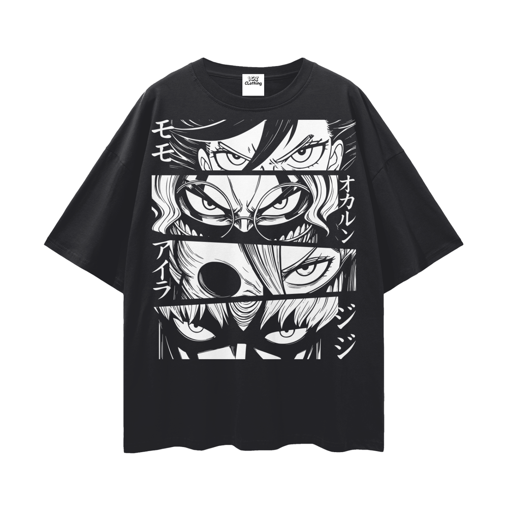 Dandadan Streetwear Loose Drop Shoulder T-Shirt