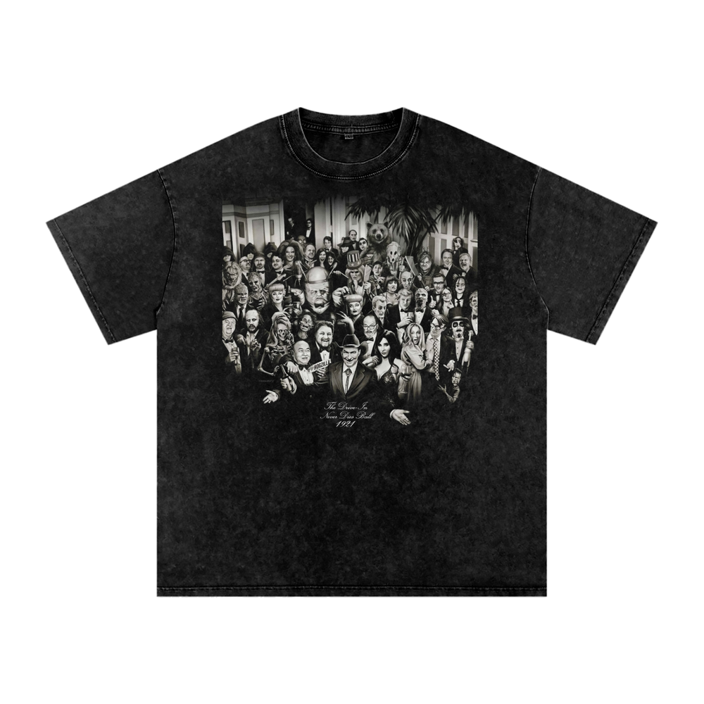 The drive in Acid Wash Oversize T-Shirt