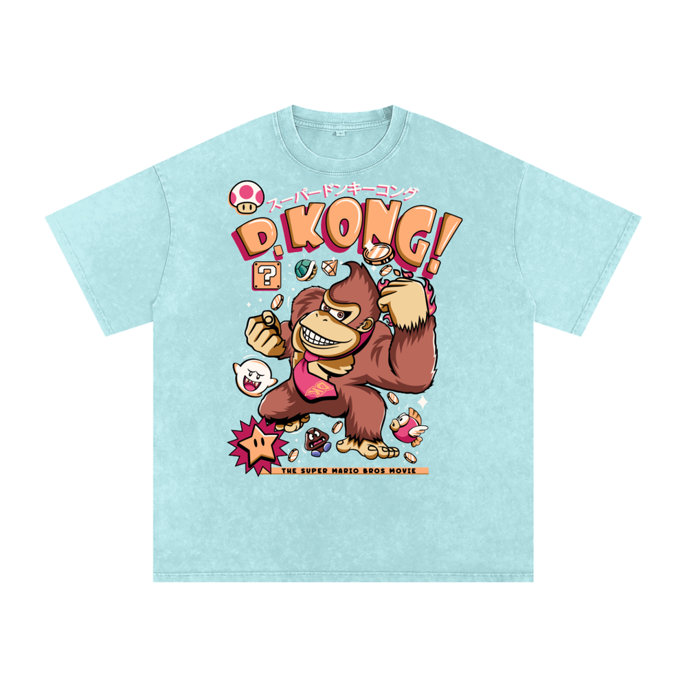 Donkey Kong Acid Wash Oversize T-Shirt