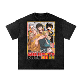 Sakamoto Days Acid Wash Oversize T-Shirt
