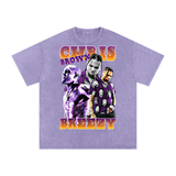 Chris Brown Acid Wash Oversize T-Shirt
