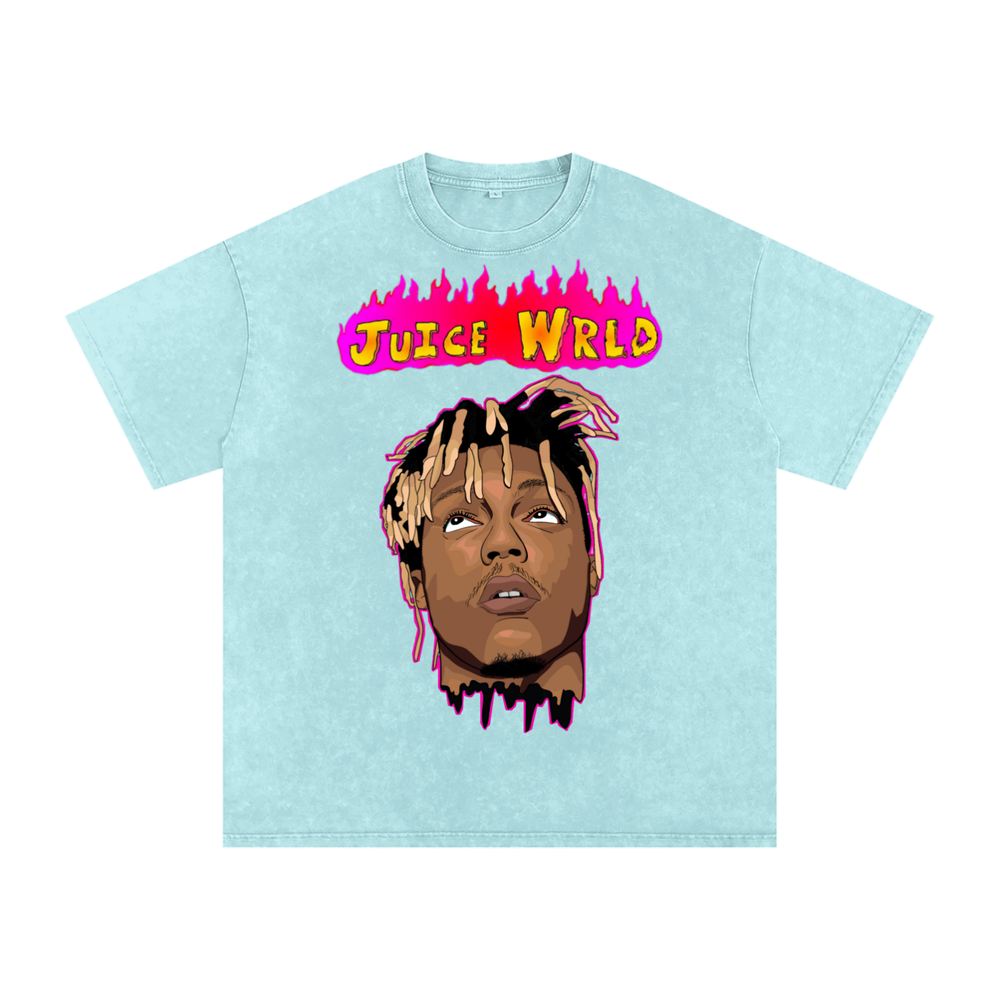 Juice WRLD Acid Wash Oversize T-Shirt