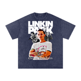Linkin Park Acid Wash Oversize T-Shirt