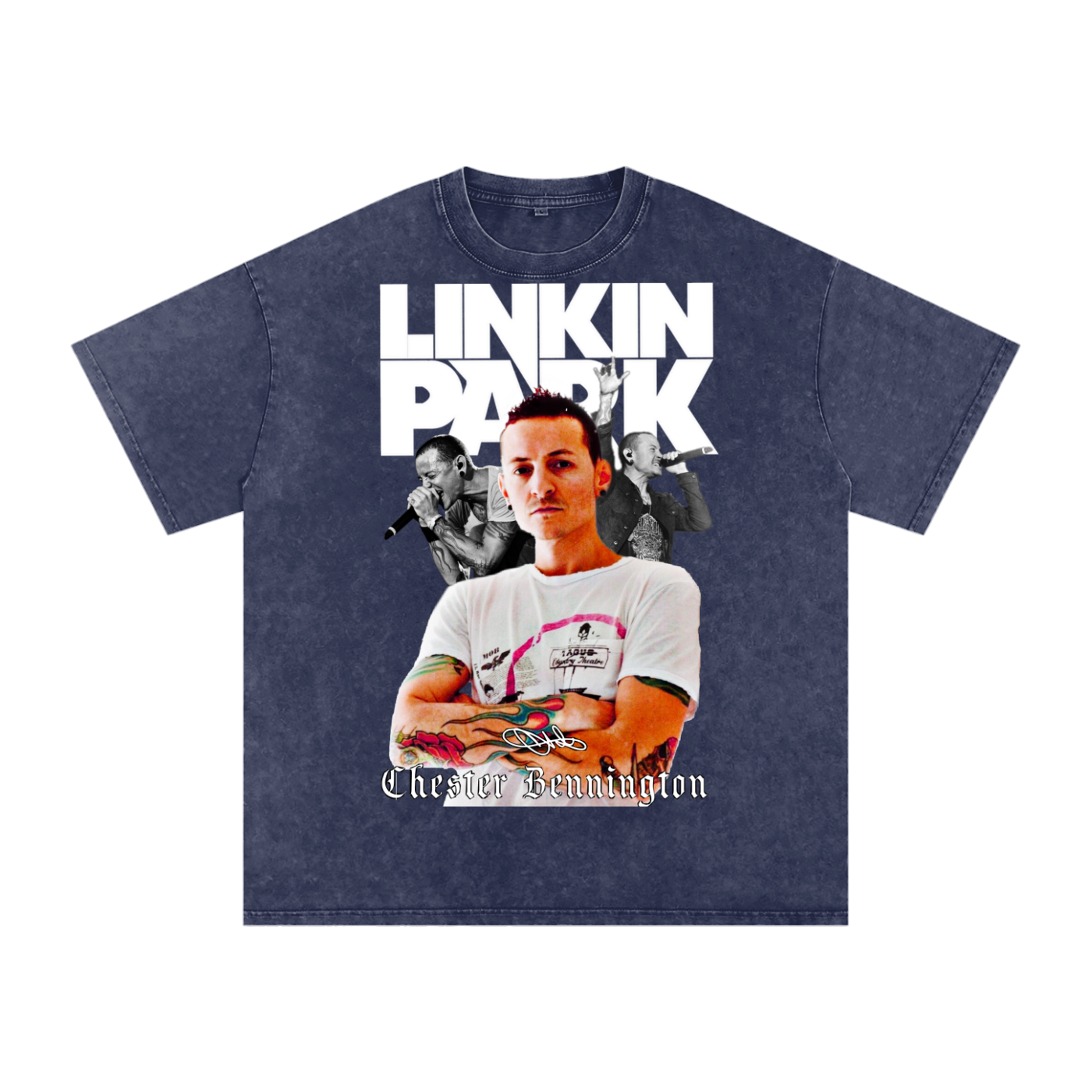 Linkin Park Acid Wash Oversize T-Shirt