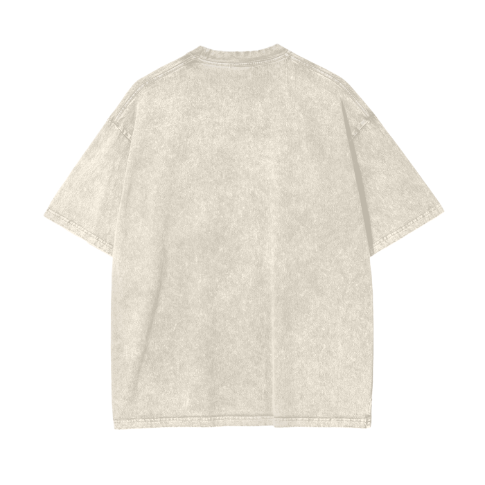 A different world Acid Wash Oversize T-Shirt