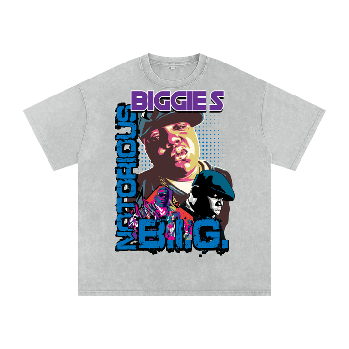 Notorious BIG Acid Wash Oversize T-Shirt