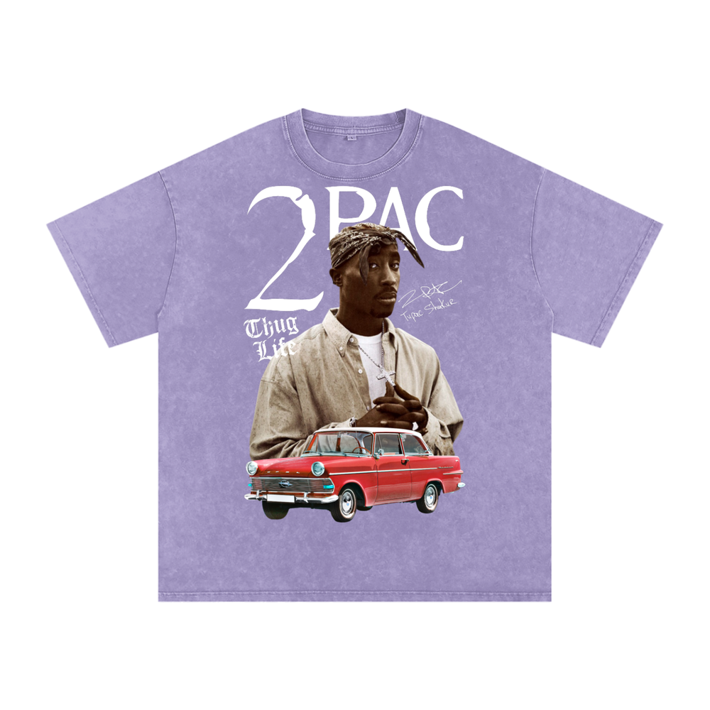 Tupac Shakur Acid Wash Oversize T-Shirt