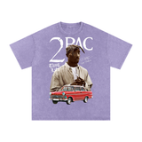 Tupac Shakur Acid Wash Oversize T-Shirt
