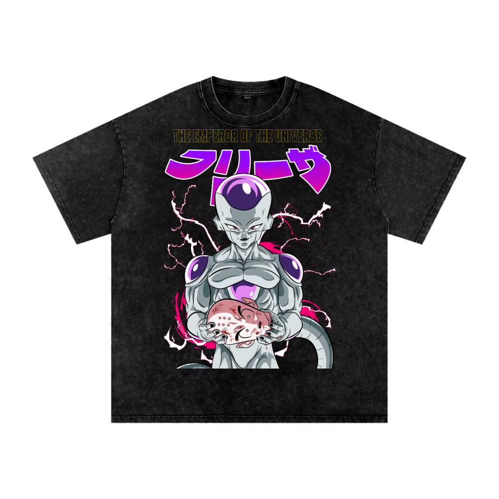 Frieza  Dragon ball Acid Wash Oversize T-Shirt