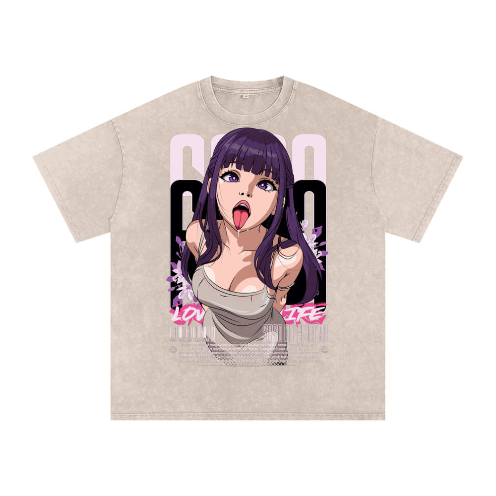 Fern Frieren Acid Wash Oversize T-Shirt