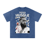 Nipsey Hustle Acid Wash Oversize T-Shirt