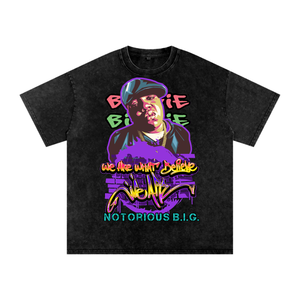 Notorious BIG Acid Wash Oversize T-Shirt