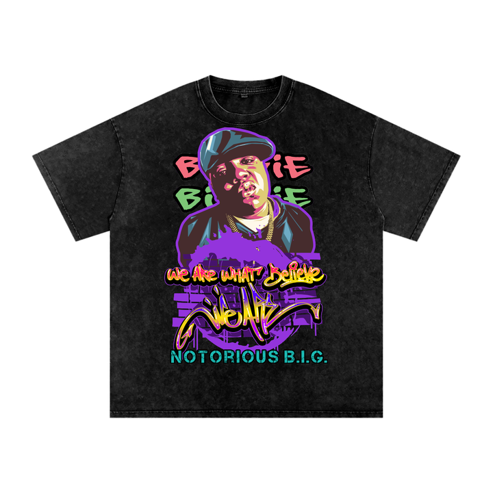 Notorious BIG Acid Wash Oversize T-Shirt