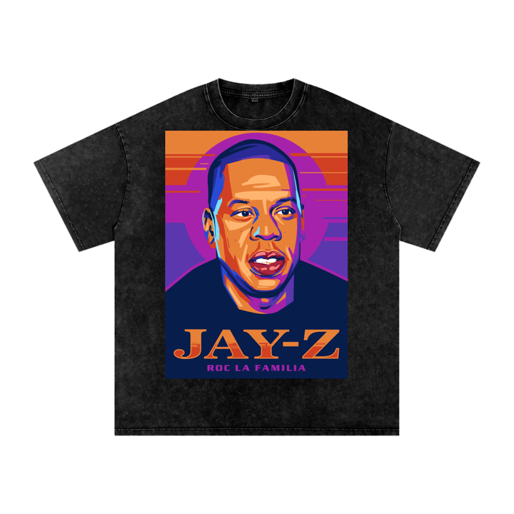 Jay-Z Acid Wash Oversize T-Shirt