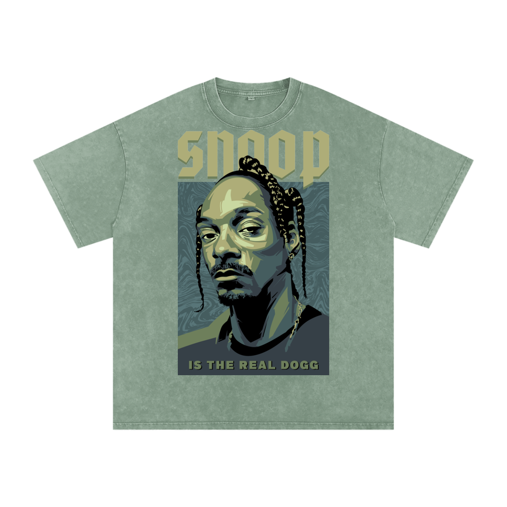 Snoop Dogg Acid Wash Oversize T-Shirt
