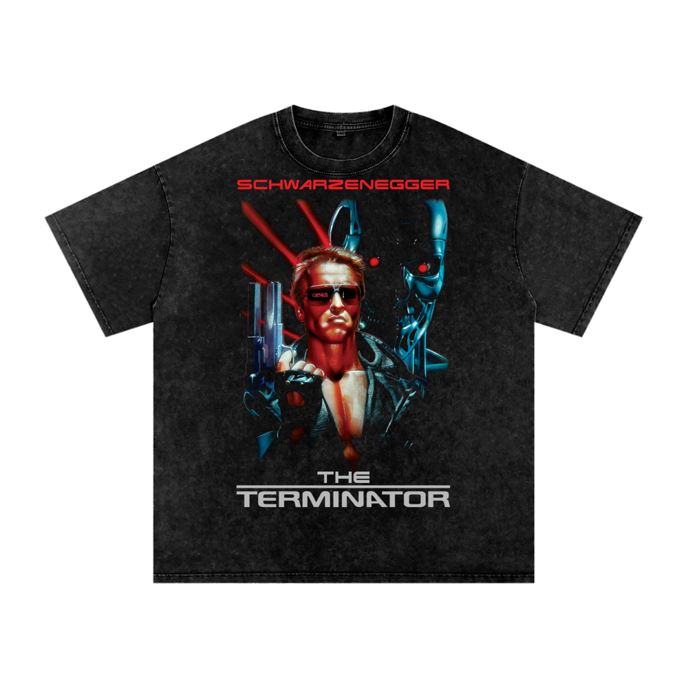 The Terminator Acid Wash Oversize T-Shirt