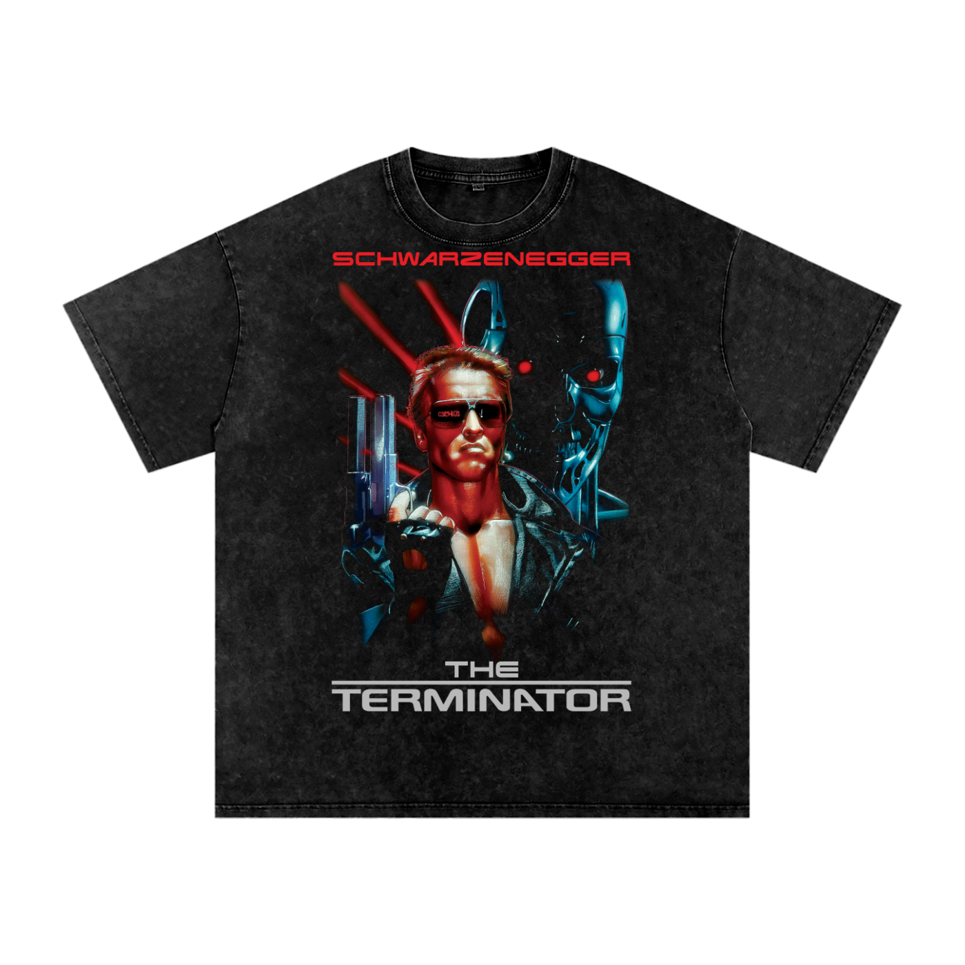 The Terminator Acid Wash Oversize T-Shirt