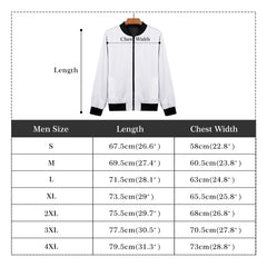 Mens Zip Up Bomber Jacket - IGZ Clothing 