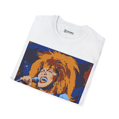 Tina Turner Unisex Softstyle T-Shirt - IGZ Clothing 