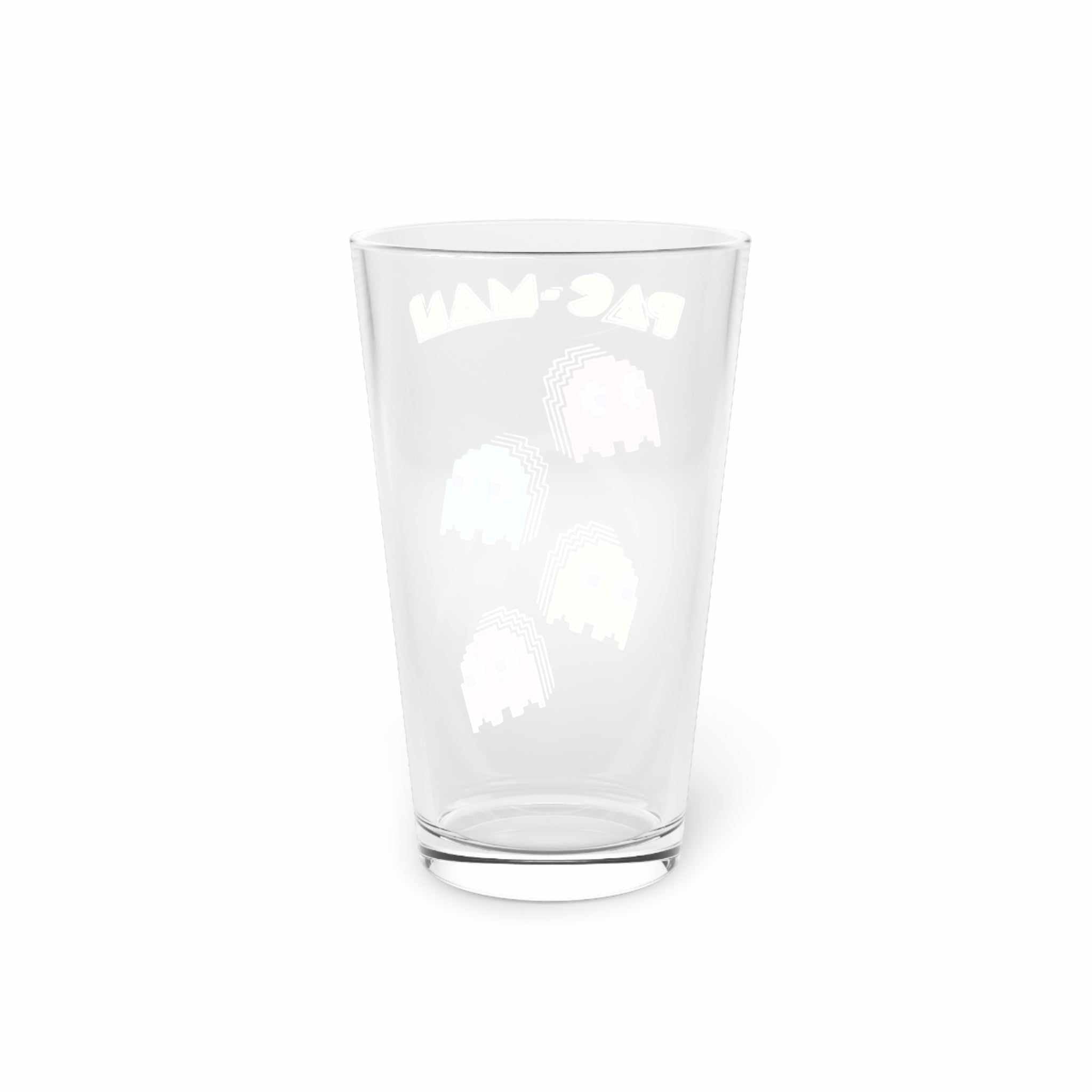 Pac Man Pint Glass, 16oz - IGZ Clothing 