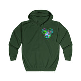 Oogie Boogie Unisex Full Zip Hoodie