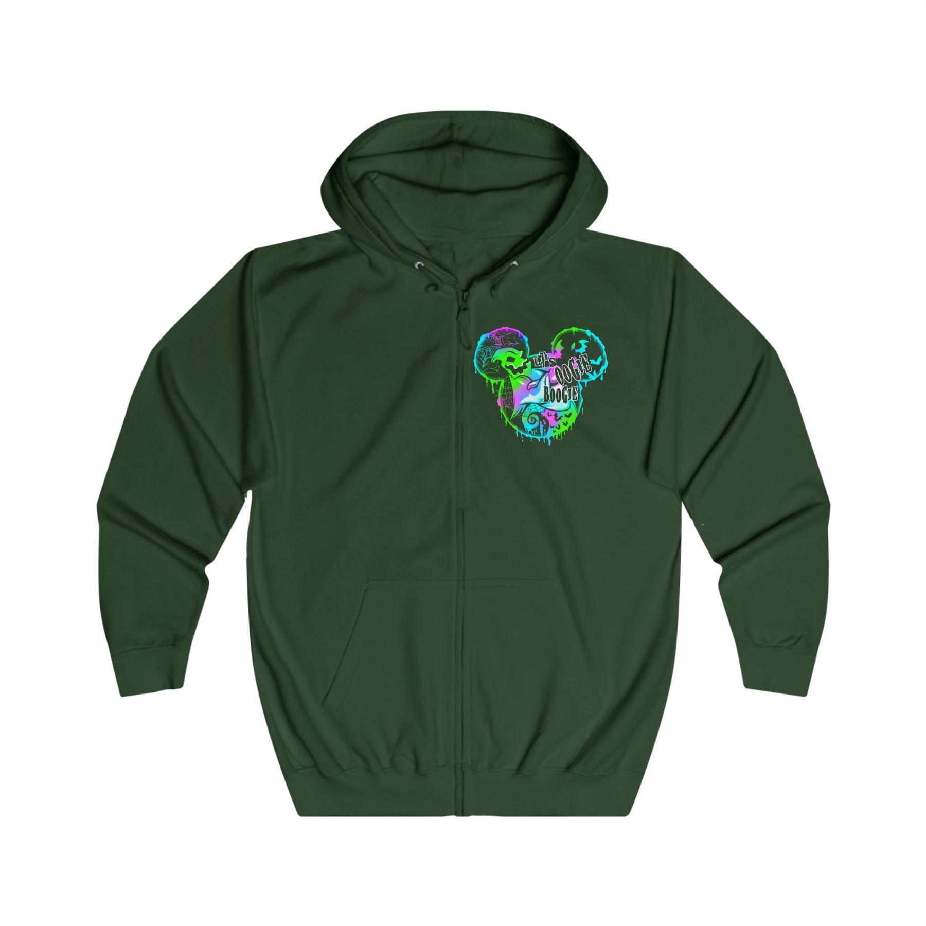 Oogie Boogie Unisex Full Zip Hoodie