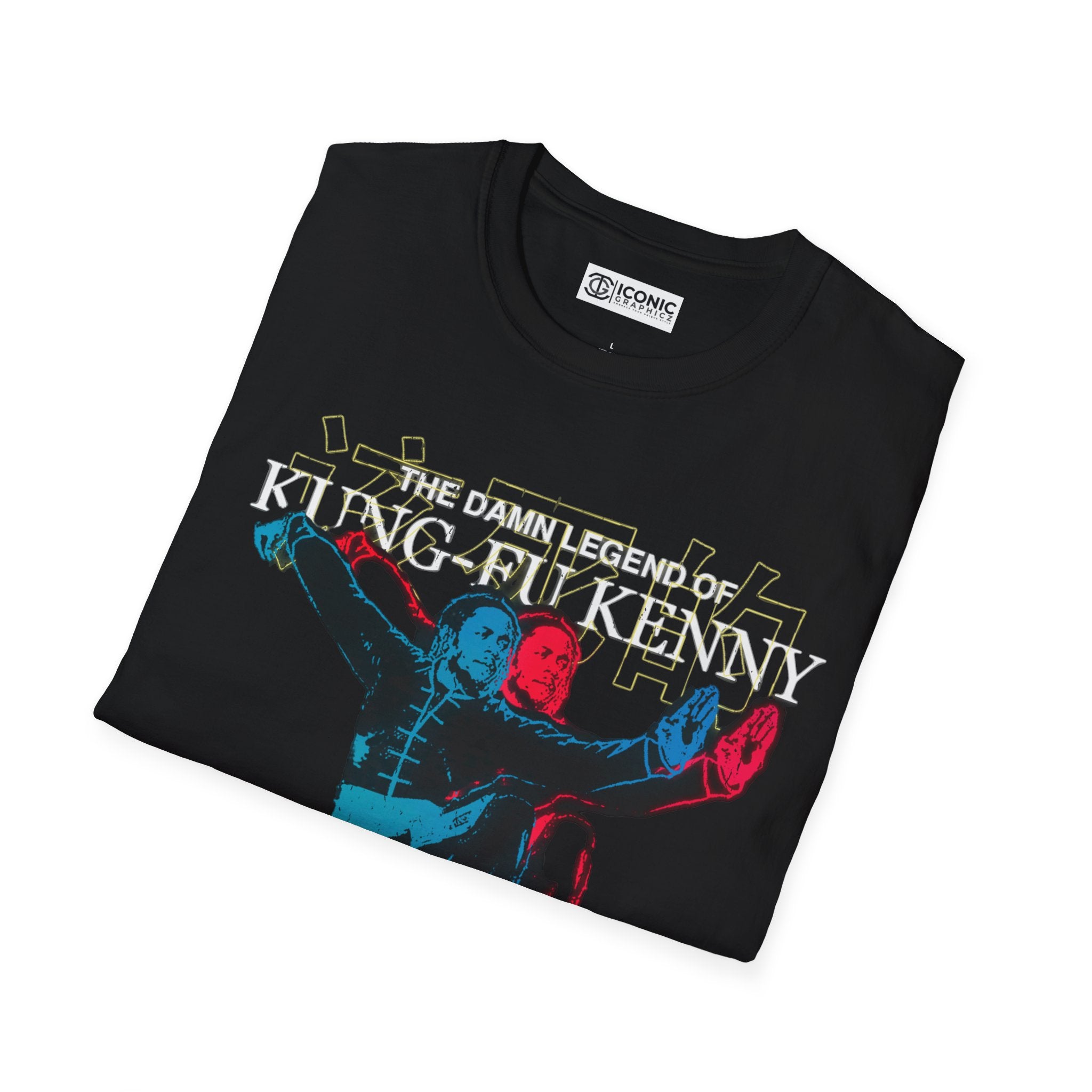 Kung Fu Kenny Unisex Softstyle T-Shirt - IGZ Clothing 