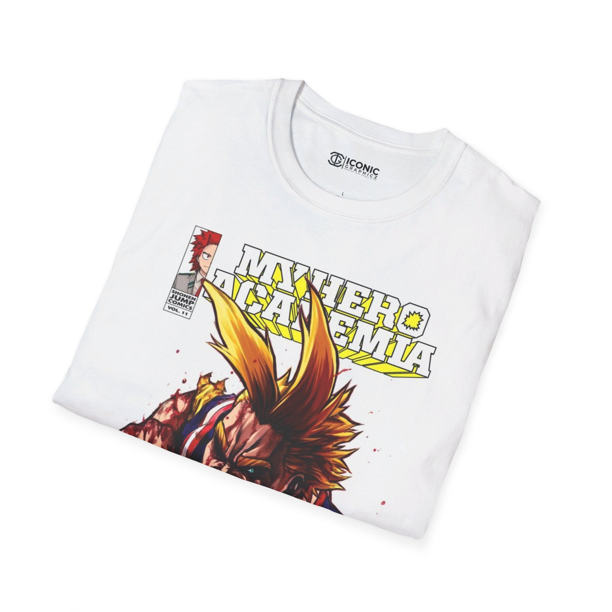 All Might Unisex Softstyle T-Shirt - IGZ Clothing 