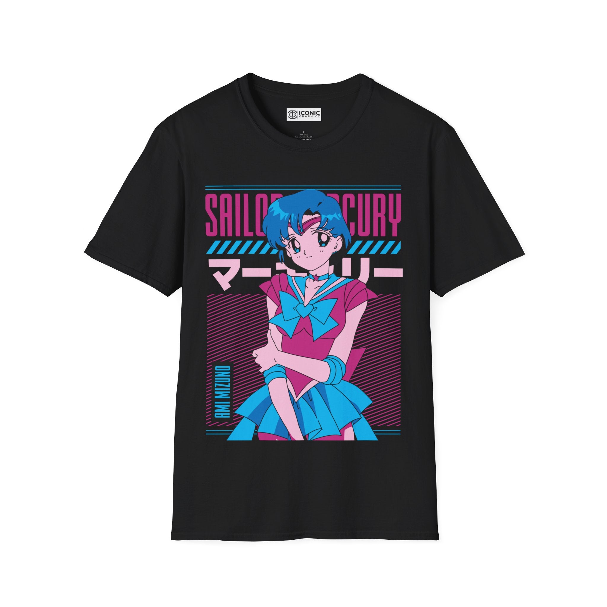 Sailor Mercury Unisex Softstyle T-Shirt - IGZ Clothing 