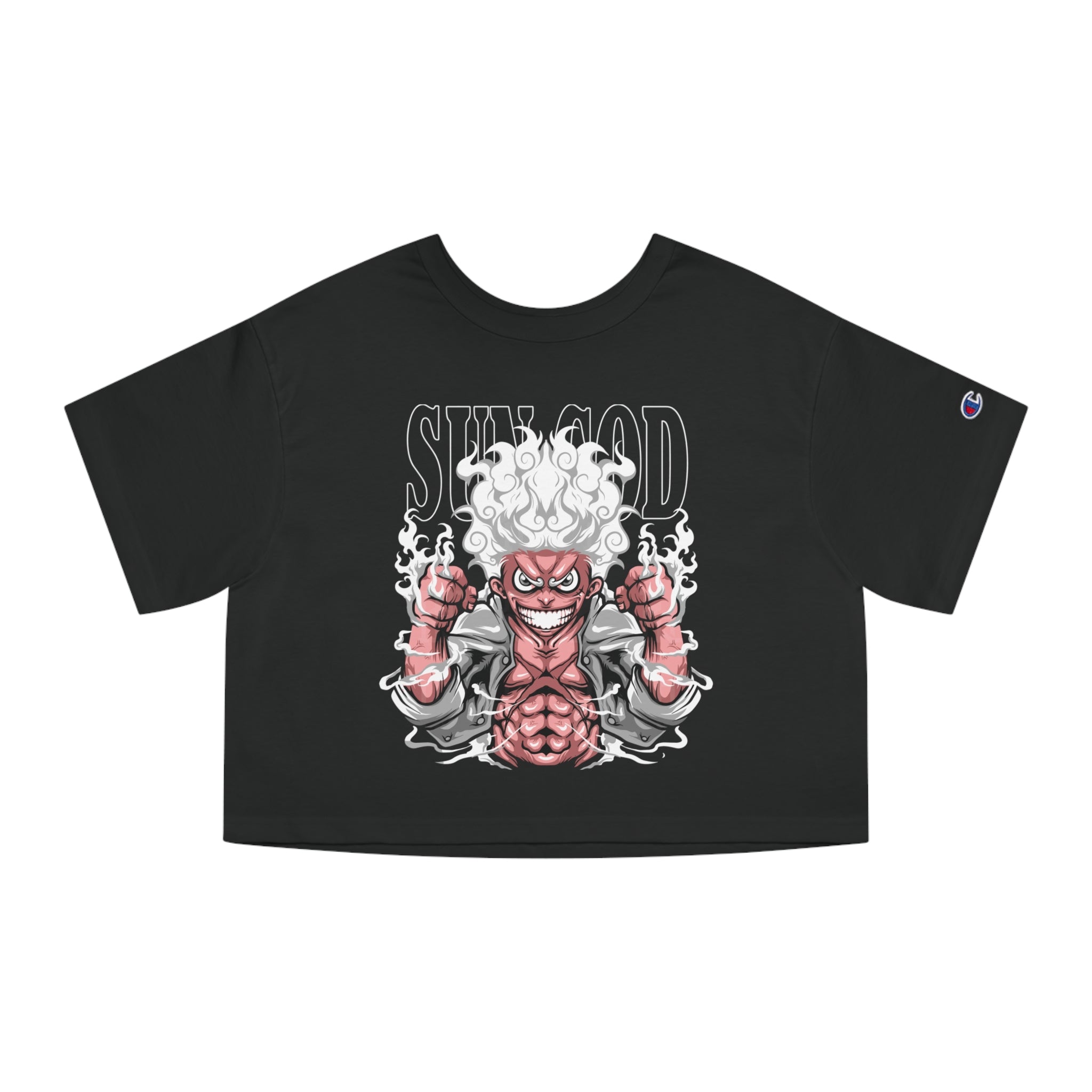 Sun God Luffy Champion Women's Heritage Cropped T-Shirt