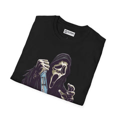 Ghost Face Unisex Softstyle T-Shirt - IGZ Clothing 