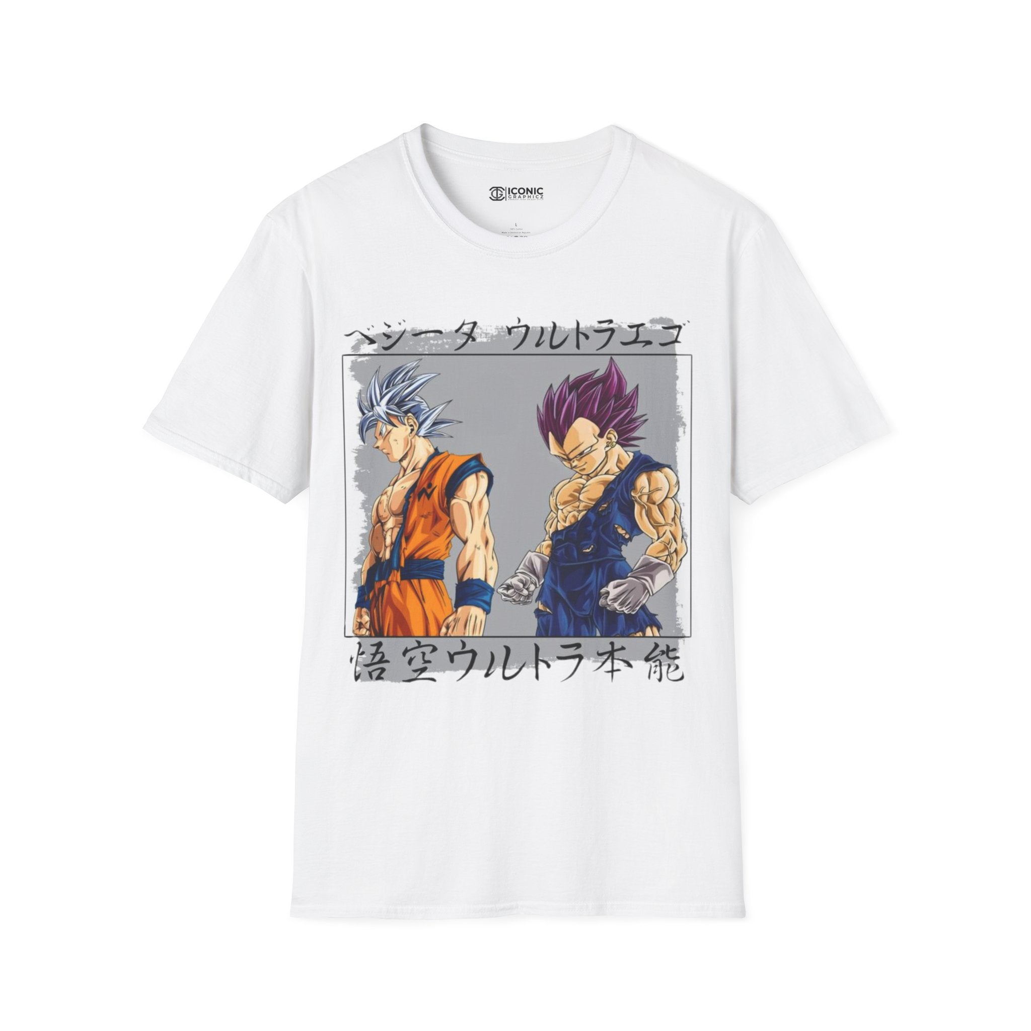 Goku and Vegeta Unisex Softstyle T-Shirt - IGZ Clothing 