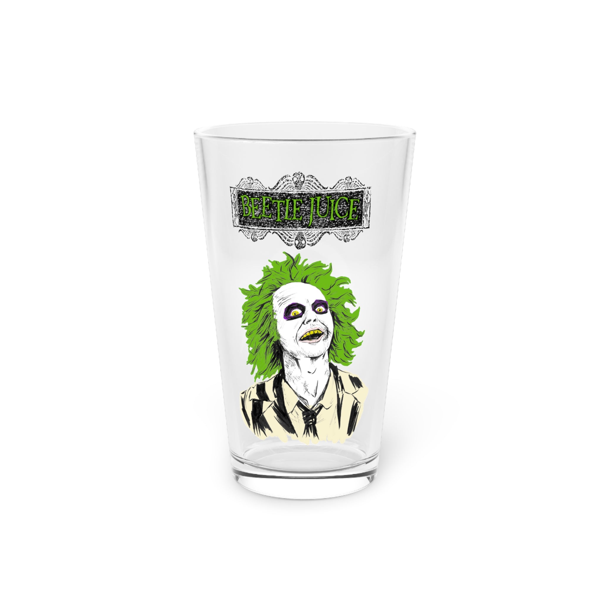 Beetlejuice Pint Glass, 16oz