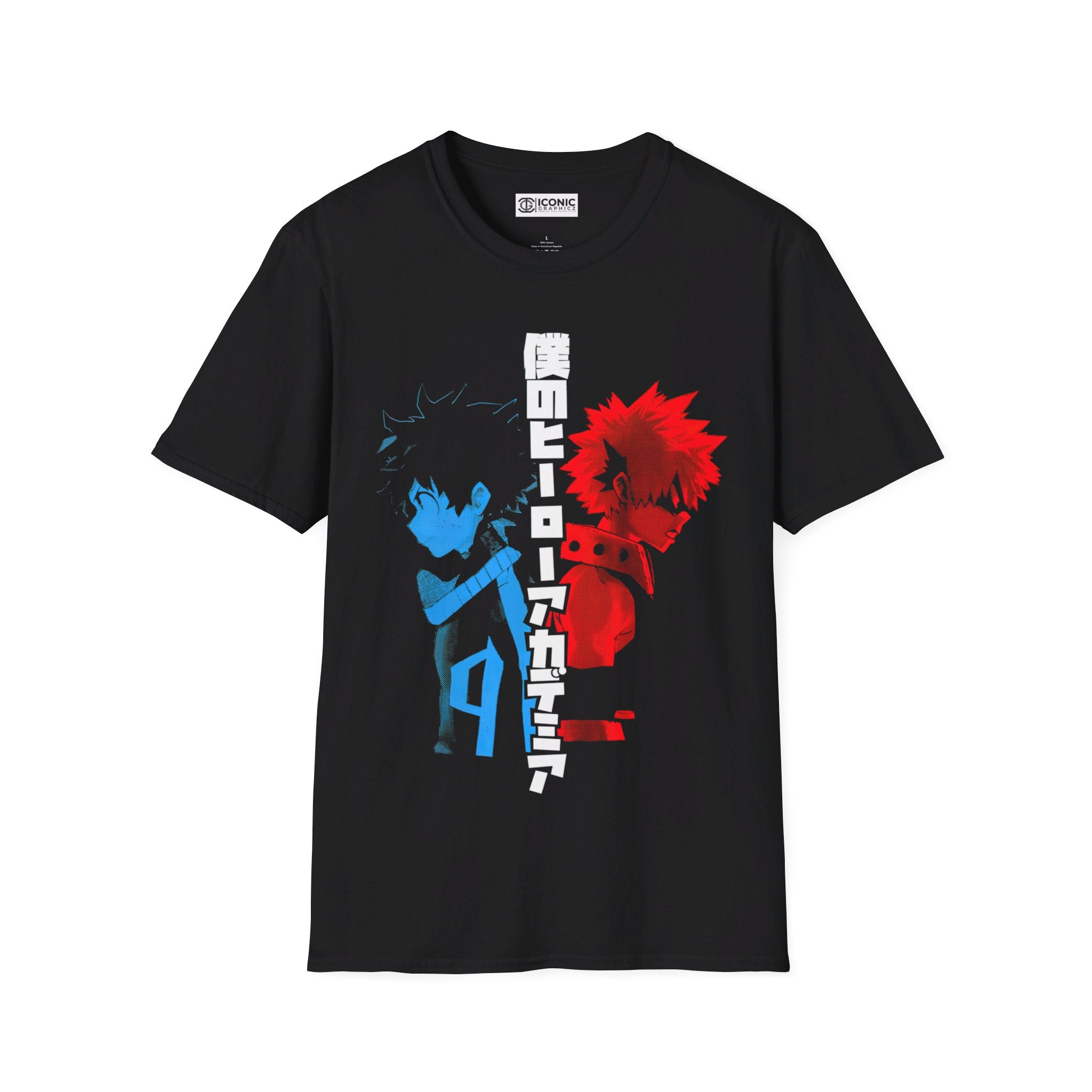 Deku and Bakugo Unisex Softstyle T-Shirt - IGZ Clothing 