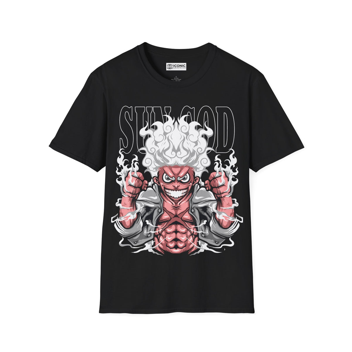 Sun God Luffy Unisex Softstyle T-Shirt - IGZ Clothing 