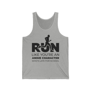 Anime Fitness Unisex Jersey Tank Printify