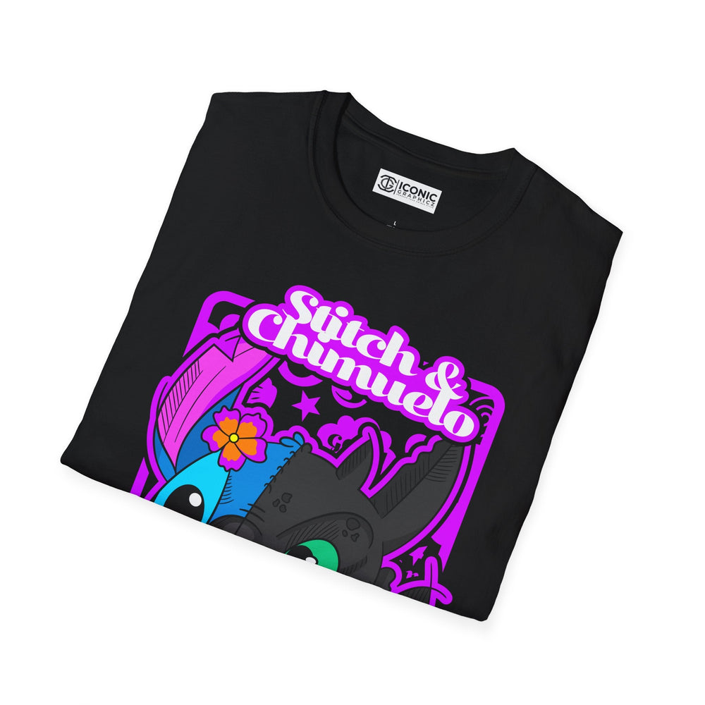 Stitch and Toothless T-Shirt Printify