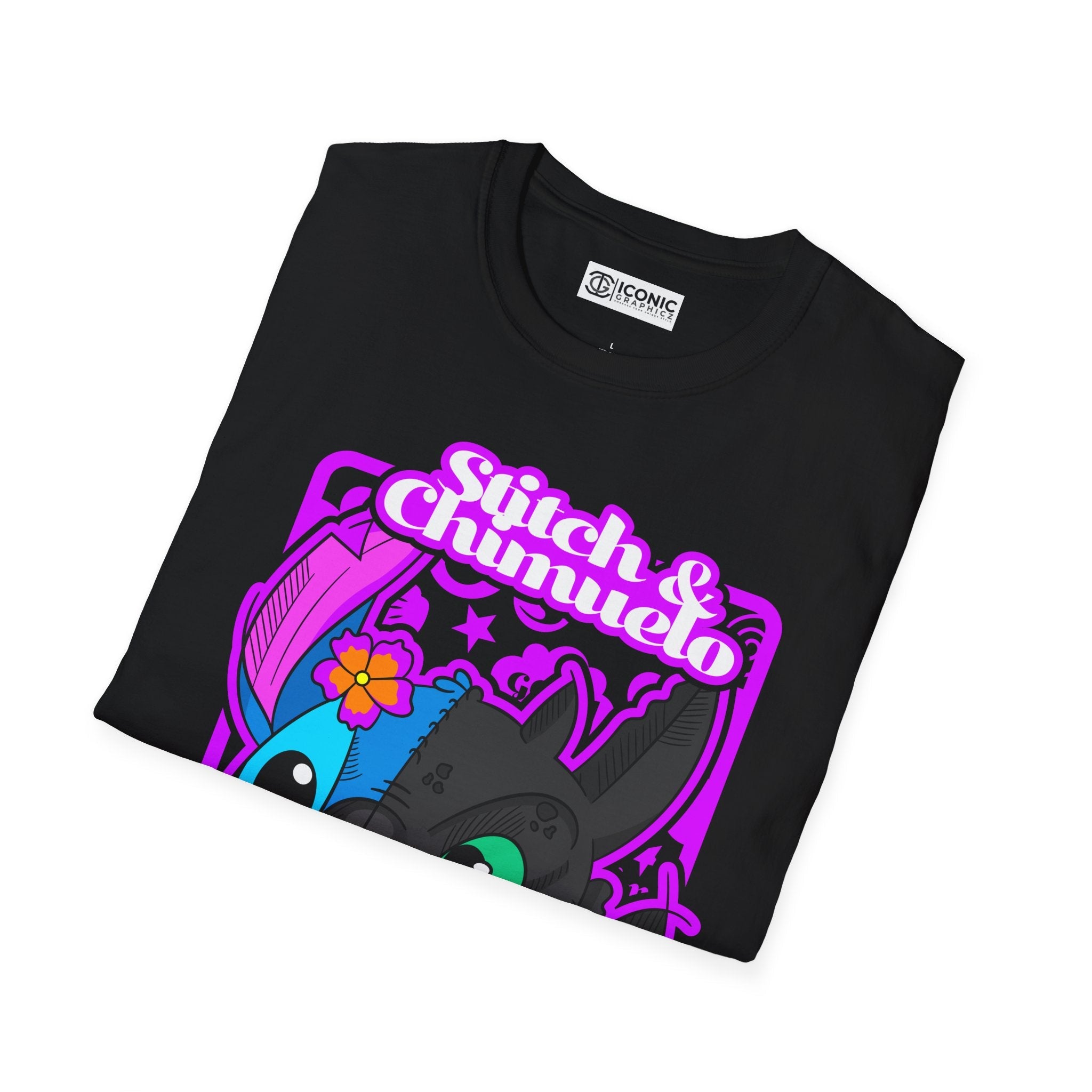 Stitch and Toothless T-Shirt Printify