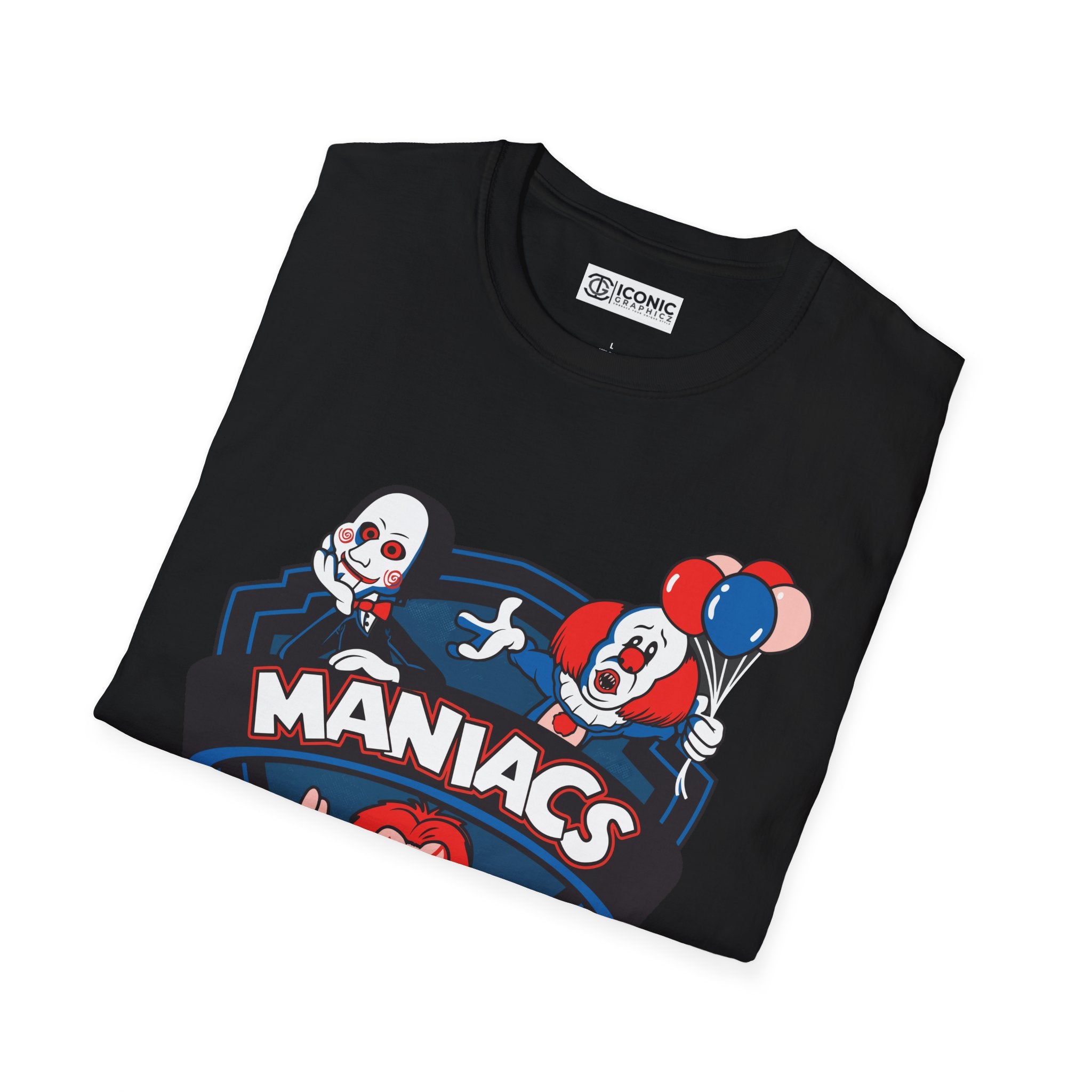 Maniacs Unisex Softstyle T-Shirt - IGZ Clothing 