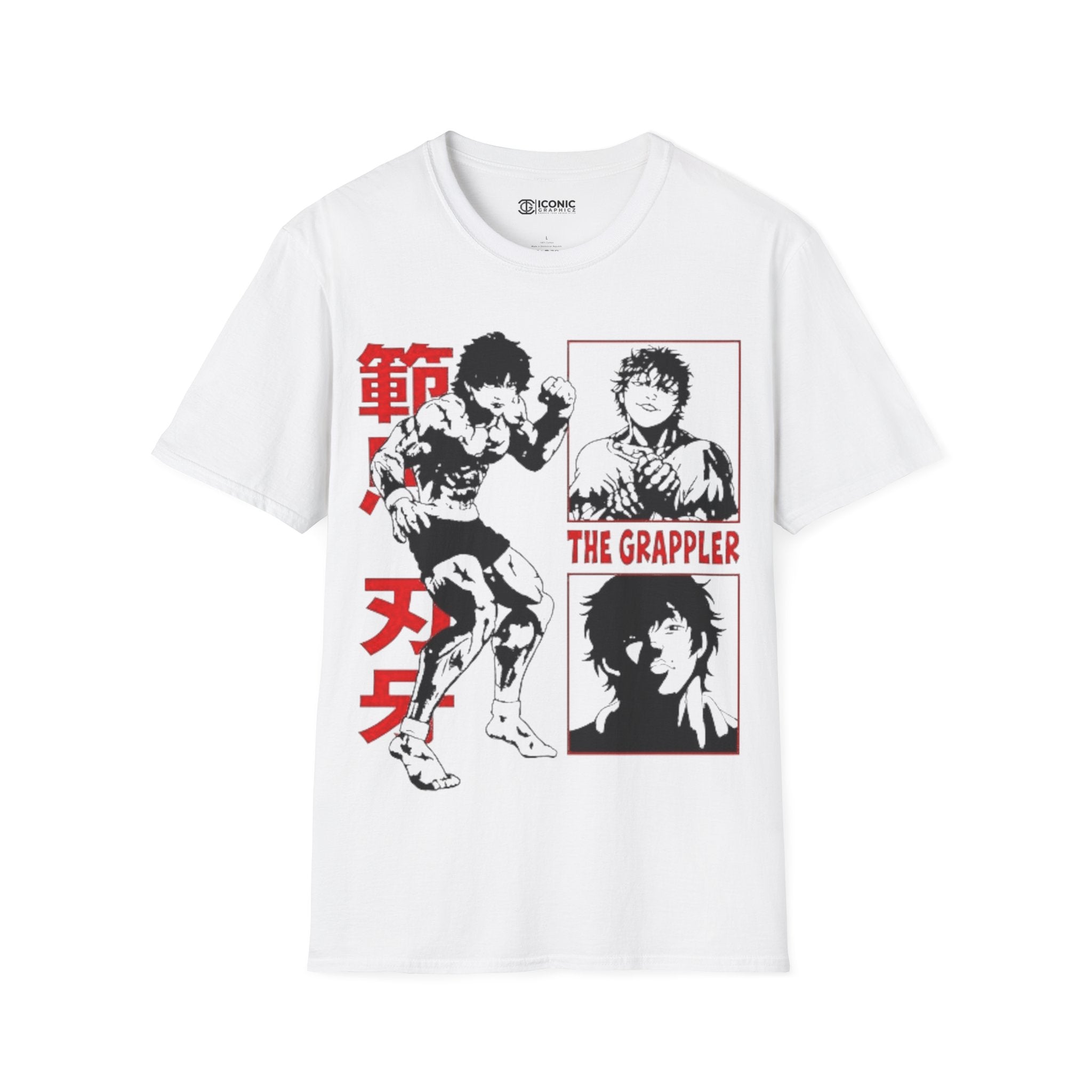 Hanma Baki Unisex Softstyle T-Shirt - IGZ Clothing 