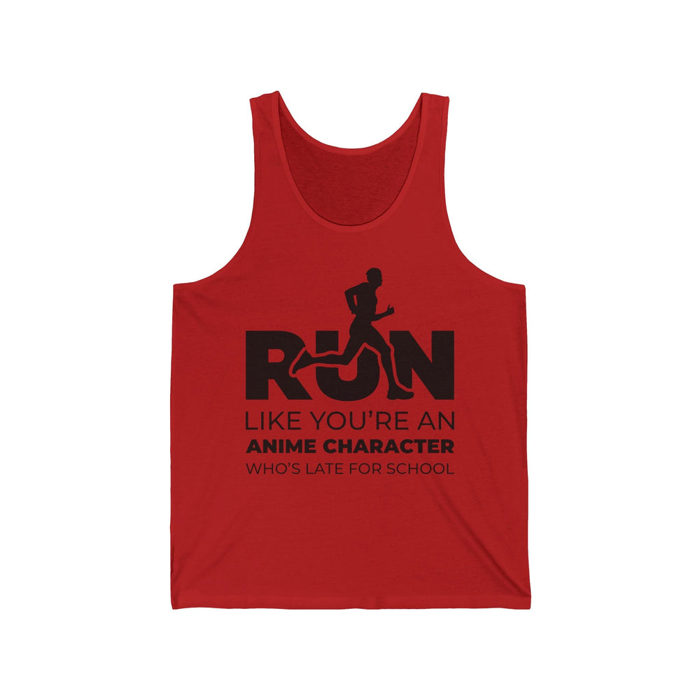 Anime Fitness Unisex Jersey Tank Printify