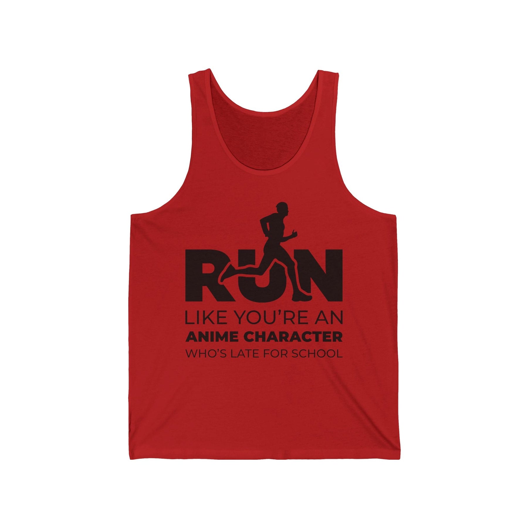 Anime Fitness Unisex Jersey Tank Printify