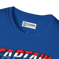 Captain America Unisex Softstyle T-Shirt - IGZ Clothing 