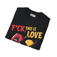 Deadpool and Wolverine Unisex Softstyle T-Shirt