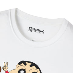 Shinchan Unisex Softstyle T-Shirt - IGZ Clothing 